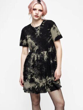 Grievance Tie Dye Skater Dress - 8